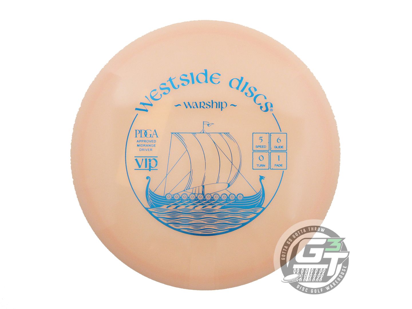 Westside VIP Warship Midrange Golf Disc (Individually Listed)
