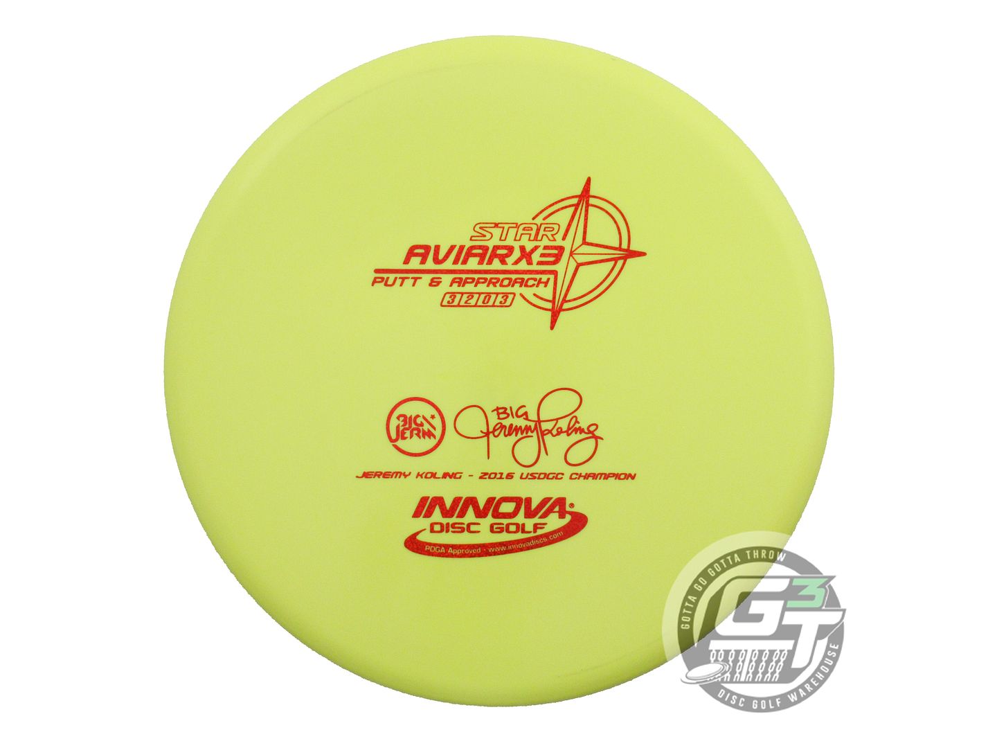Innova Star AviarX3 [Jeremy Koling 1X] Putter Golf Disc (Individually Listed)