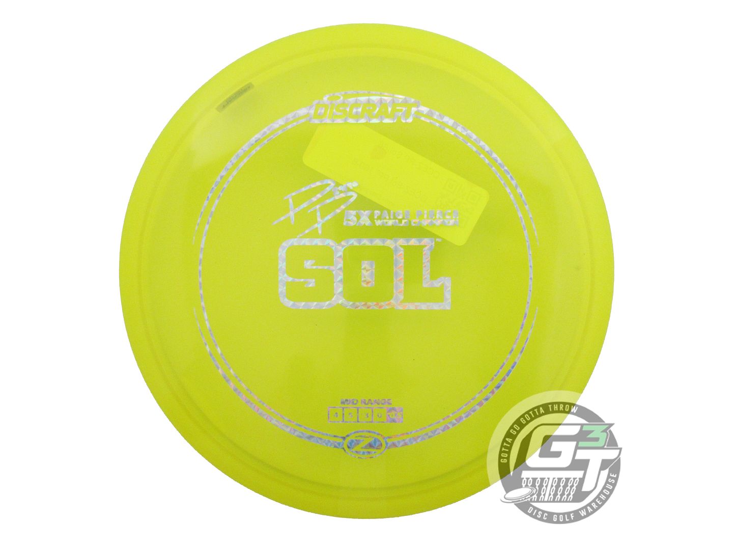 Discraft Elite Z Sol [Paige Pierce 5X] Midrange Golf Disc (Individually Listed)