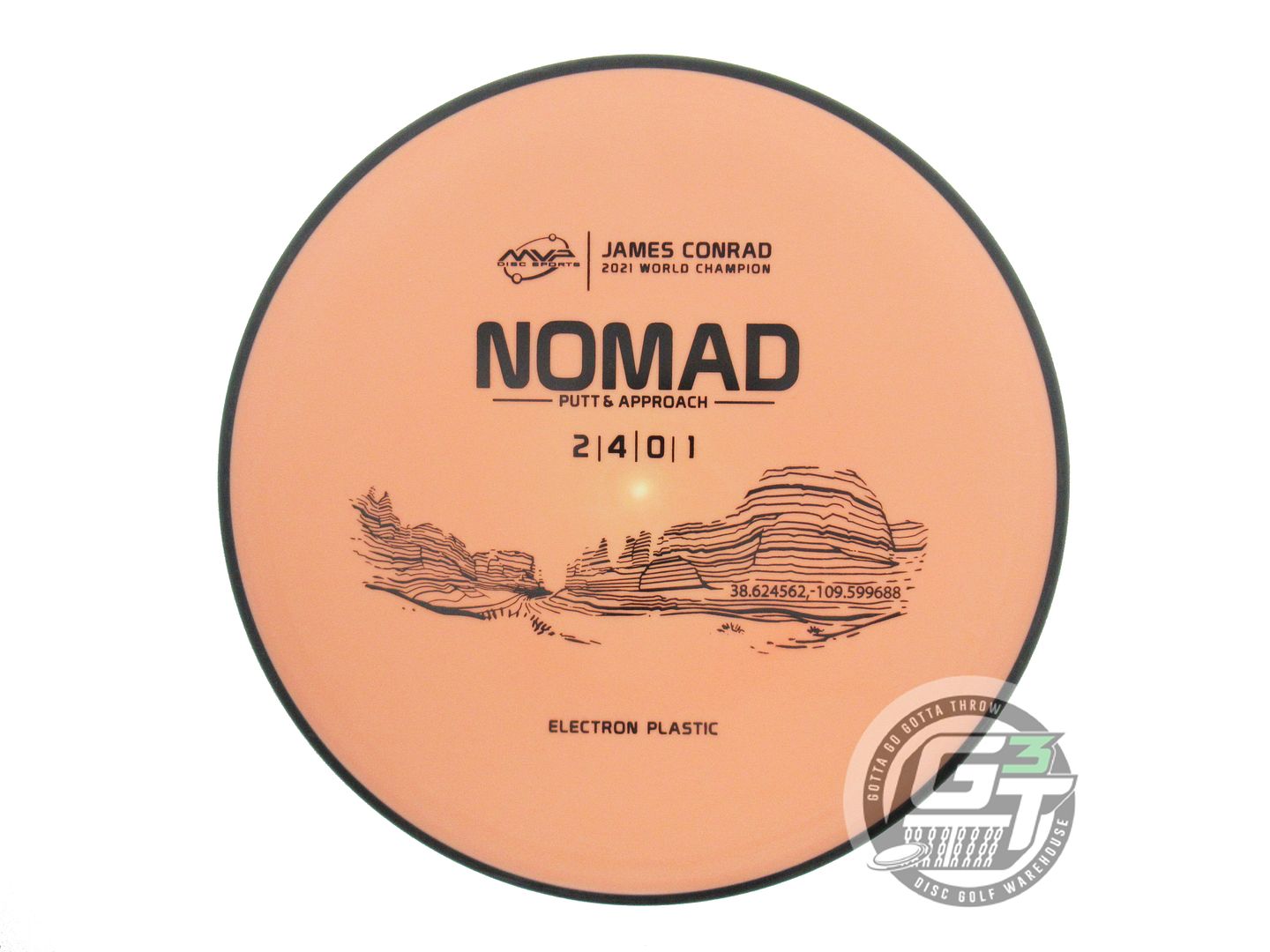 MVP Electron Nomad [James Conrad 1X] Putter Golf Disc (Individually Listed)