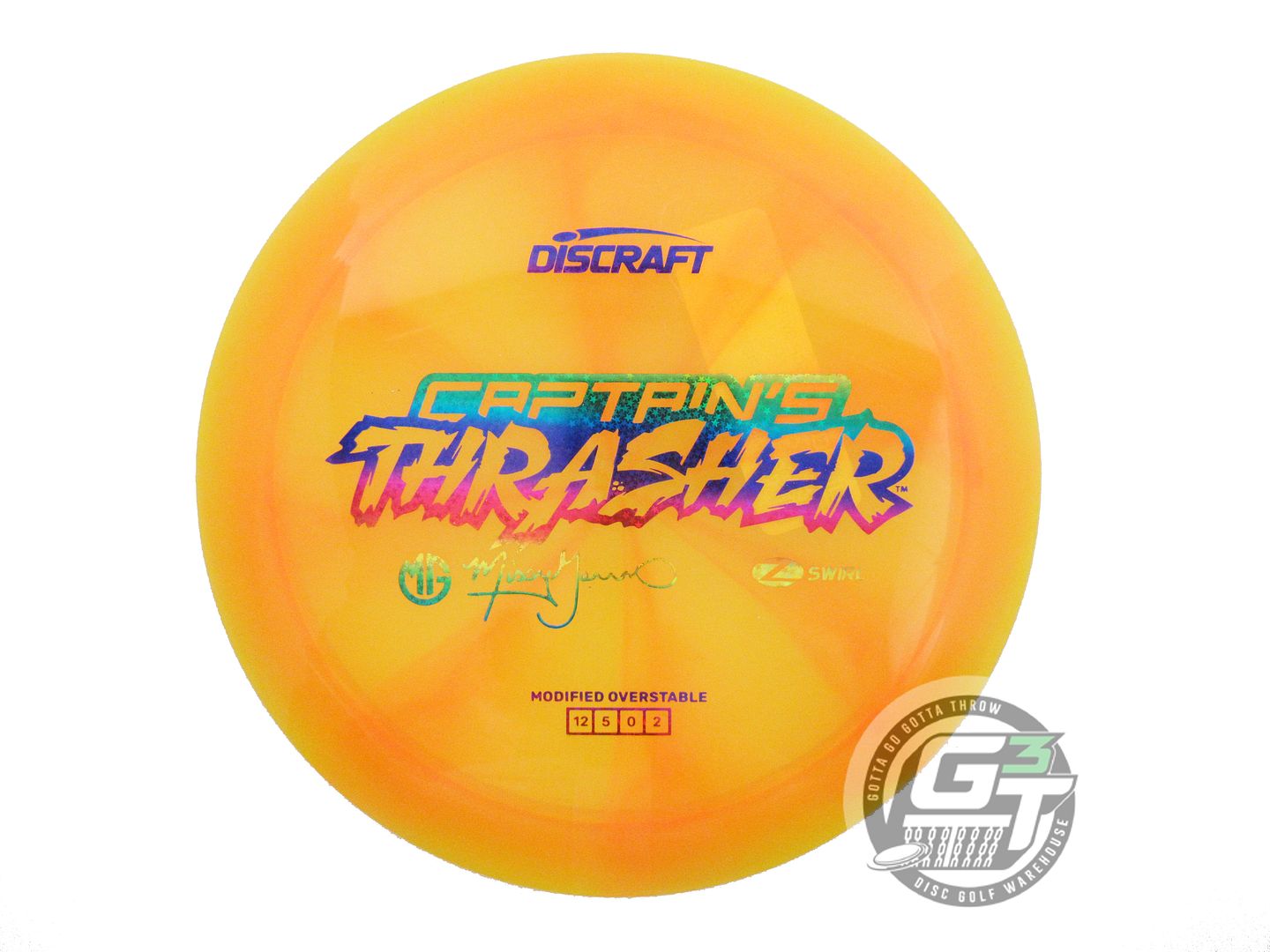 Discraft Limited Edition 2026 Missy Gannon Swirl Elite Z Captain's Thrasher Distance Driver Golf Disc (Individually Listed)