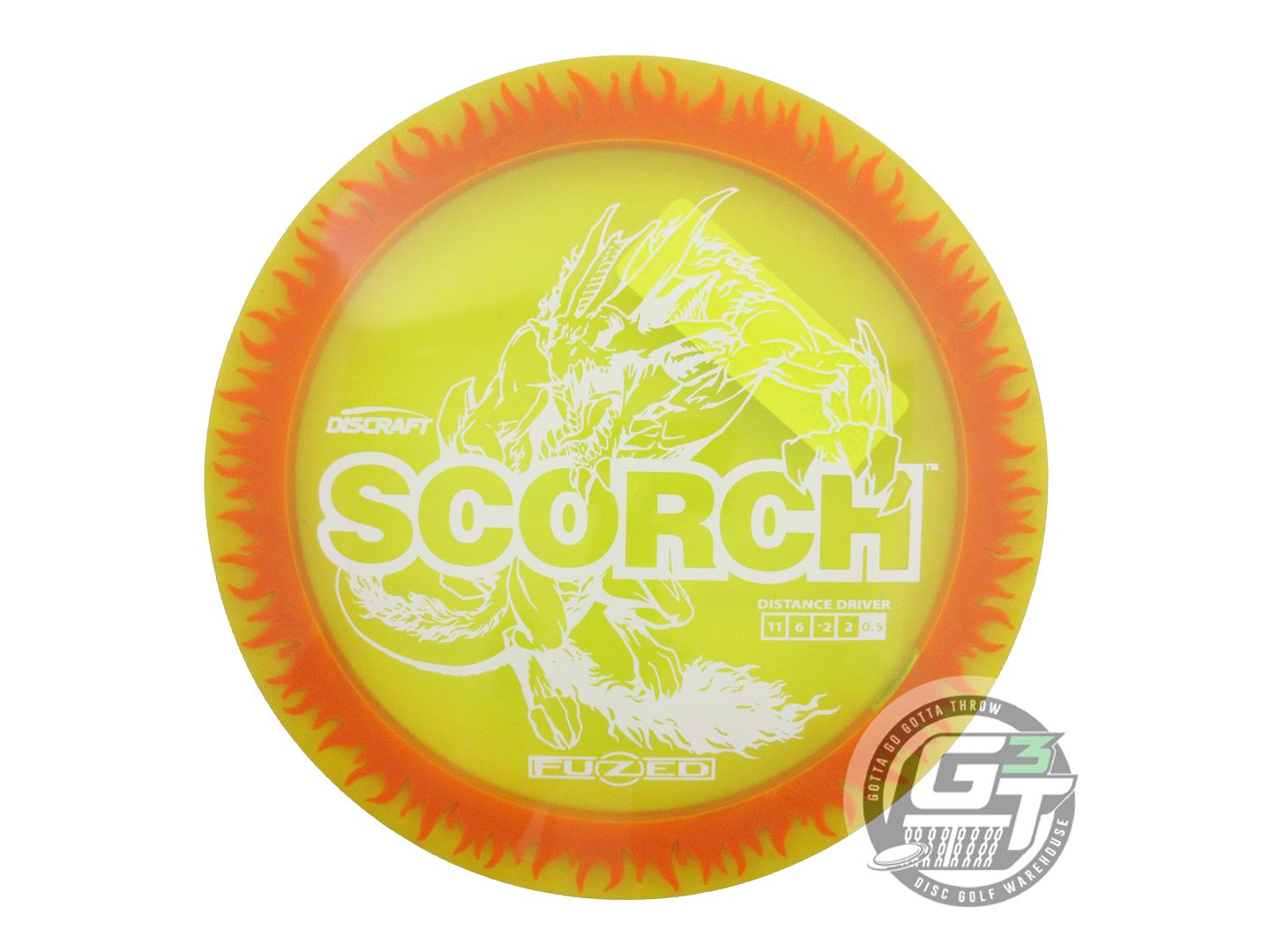 Discraft FuZed Line Scorch w/ Flame Pattern Distance Driver Golf Disc (Individually Listed)
