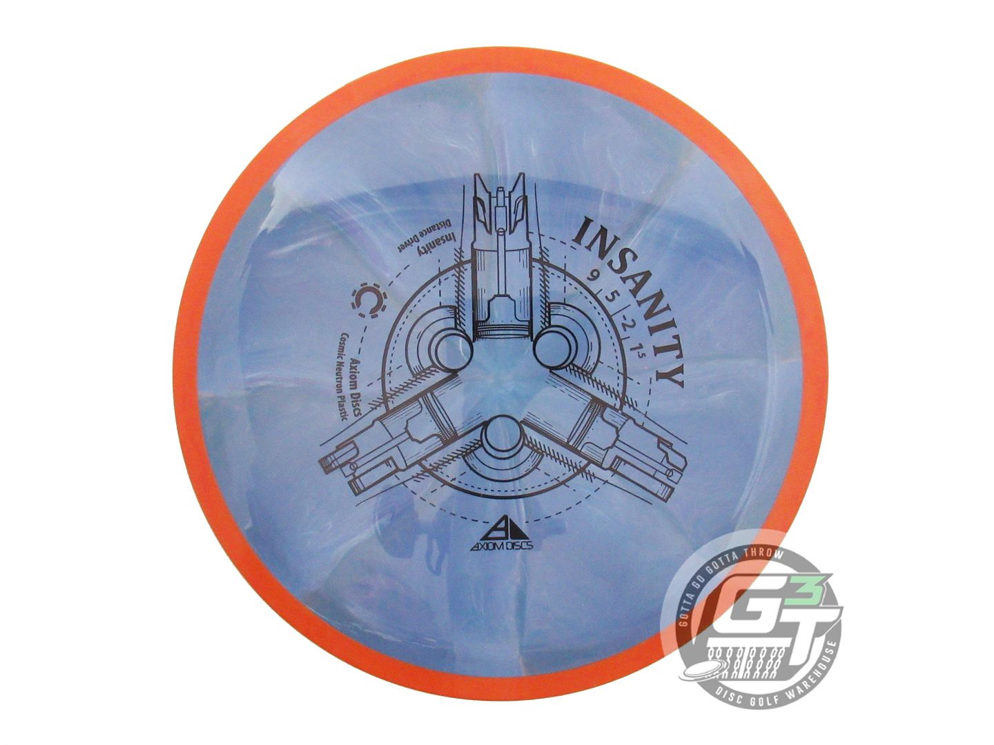 Axiom Cosmic Neutron Insanity Distance Driver Golf Disc (Individually Listed)