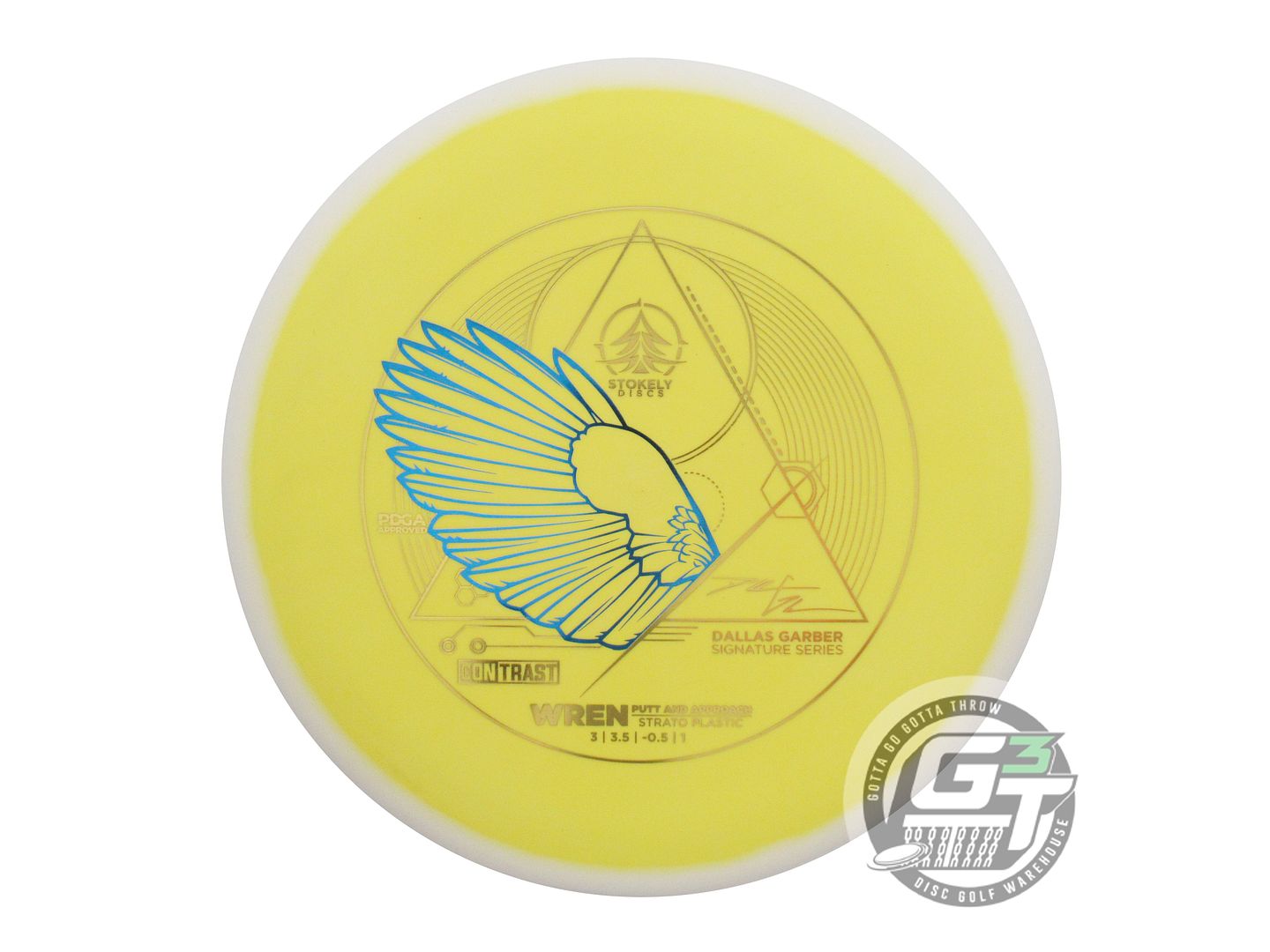 Stokely Limited Edition 2025 Signature Tour Series Dallas Garber Contrast Strato Wren Putter Golf Disc (Individually Listed)