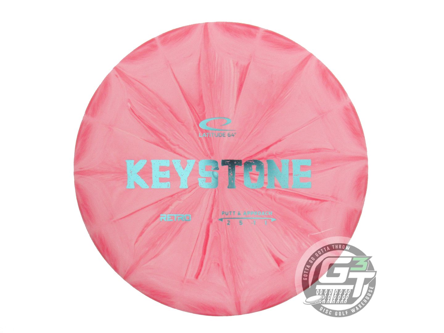Latitude 64 Retro Burst Keystone Putter Golf Disc (Individually Listed)