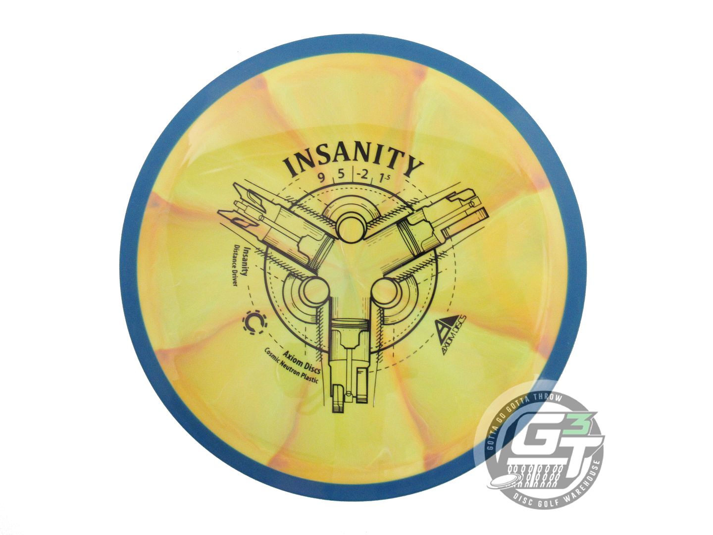 Axiom Cosmic Neutron Insanity Distance Driver Golf Disc (Individually Listed)