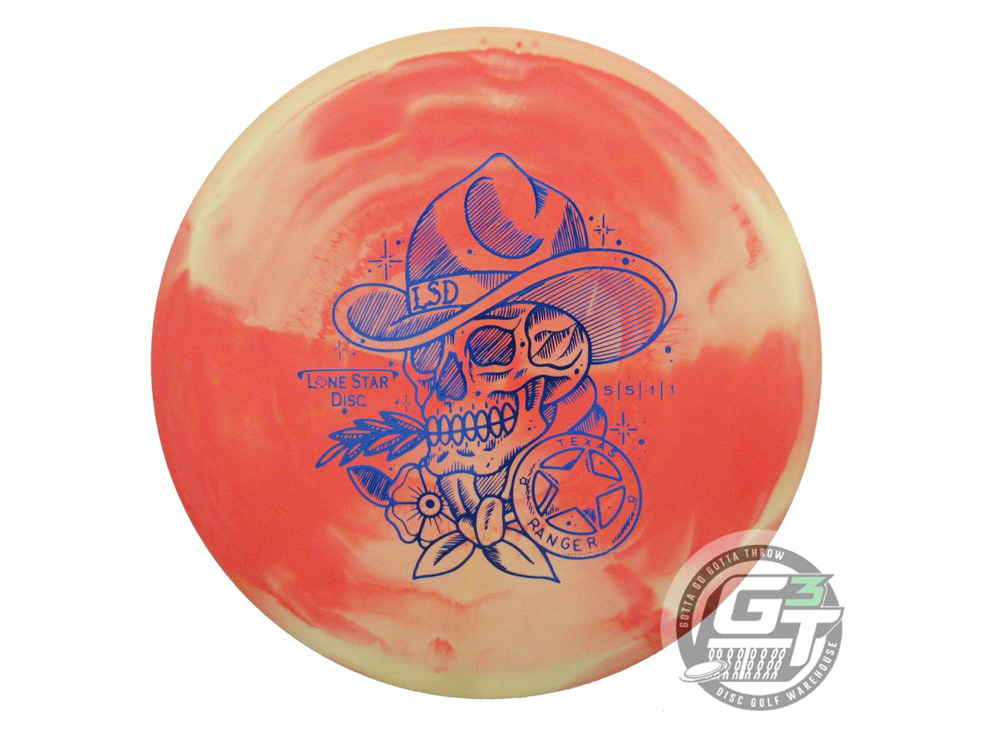 Lone Star Artist Series Delta 2 Texas Ranger Midrange Golf Disc (Individually Listed)