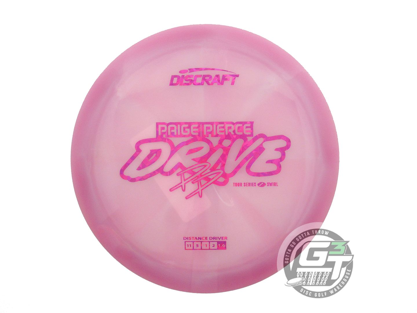 Discraft Limited Edition 2025 Tour Series Paige Pierce Swirl Elite Z Drive Distance Driver Golf Disc (Individually Listed)