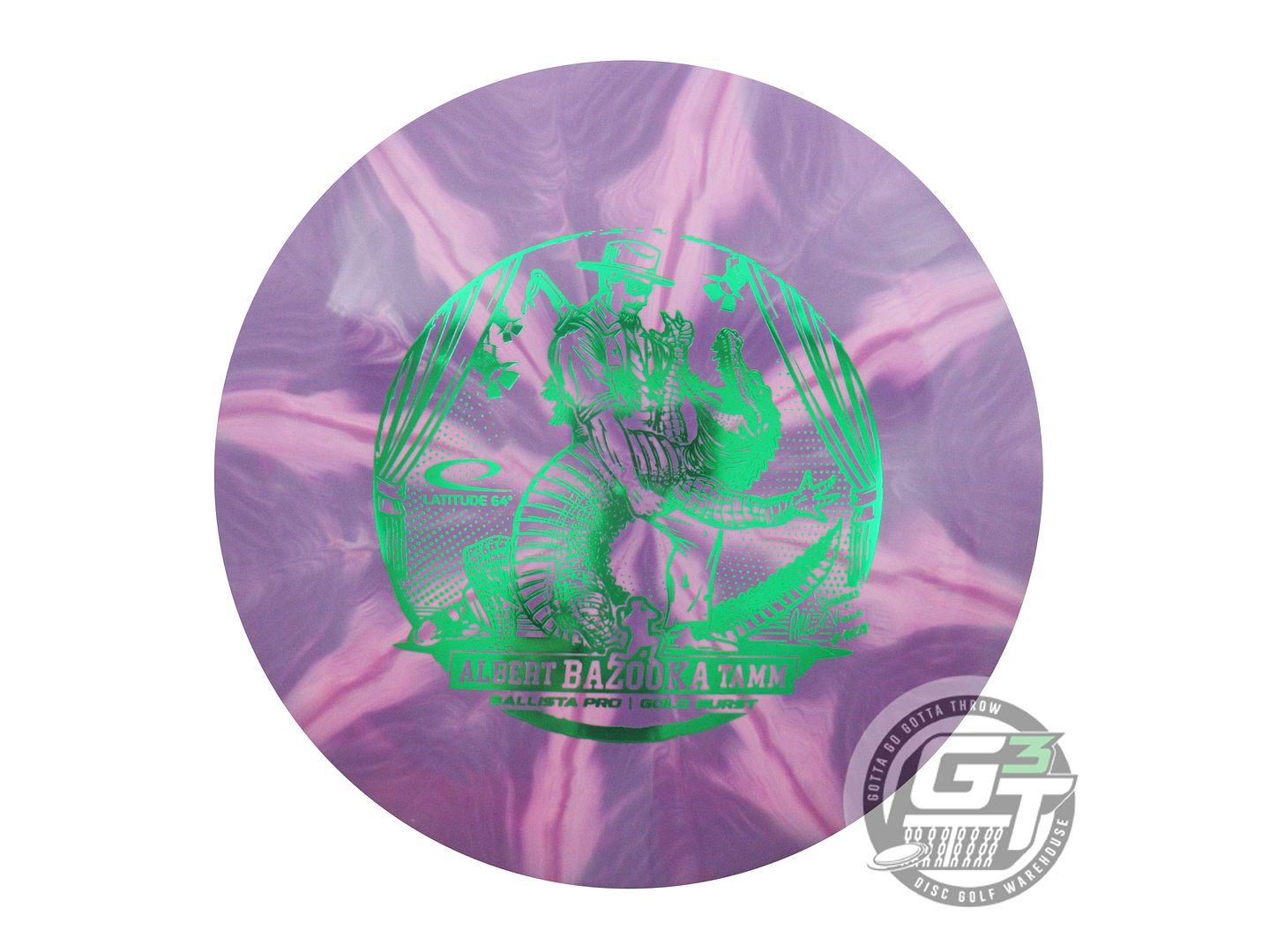 Latitude 64 Limited Edition 2025 Team Series Albert Tamm Gold Extreme Burst Ballista Pro Distance Driver Golf Disc (Individually Listed)