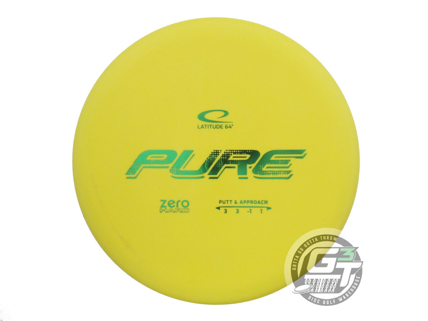 Latitude 64 Zero Line Hard Pure Putter Golf Disc (Individually Listed)