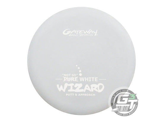 Gateway "Not So" Pure White Wizard Putter Golf Disc (Individually Listed)
