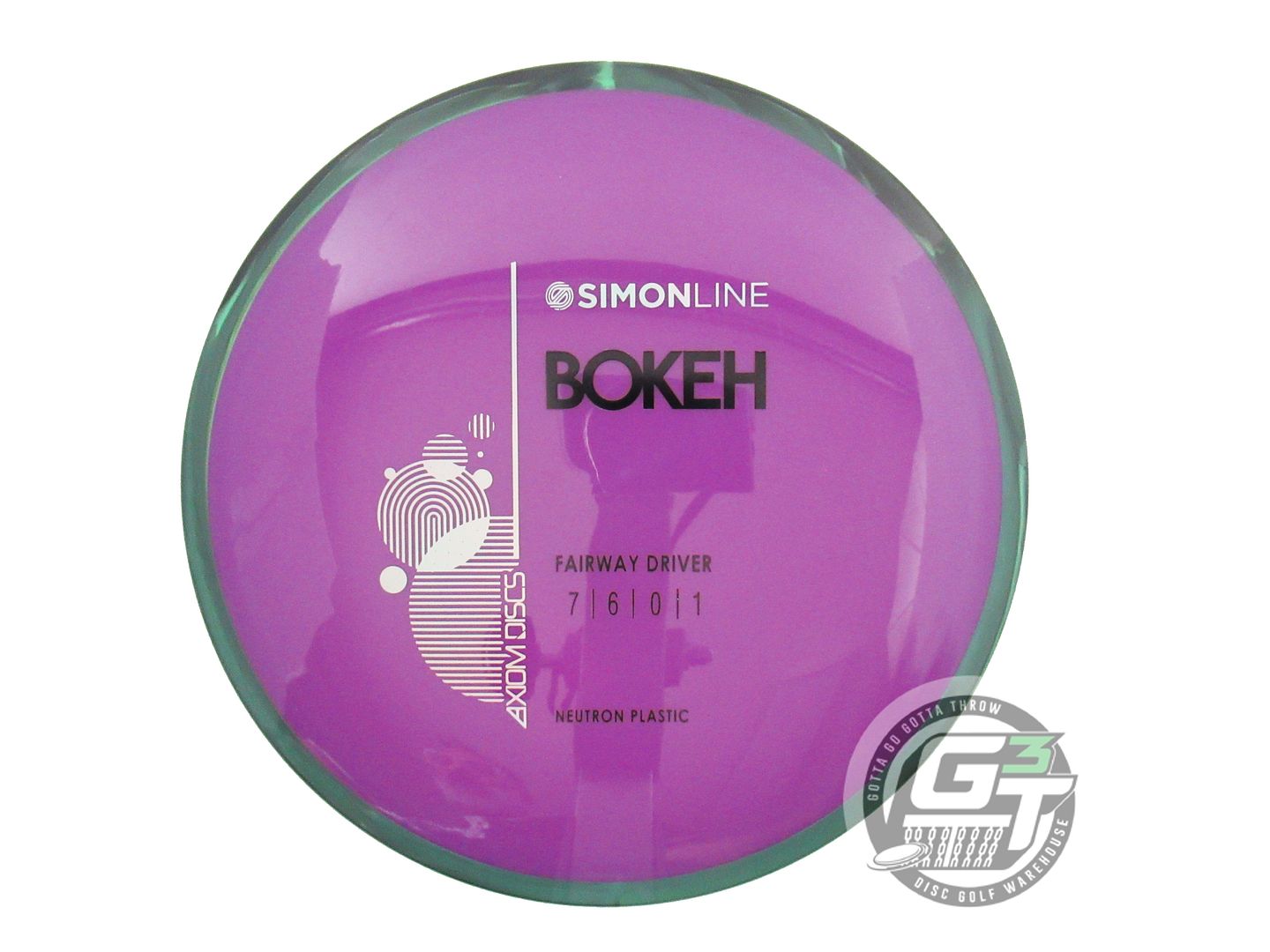 Axiom Simon Line Neutron Bokeh [Simon Lizotte] Fairway Driver Golf Disc (Individually Listed)
