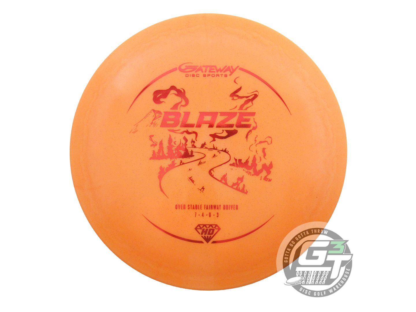 Gateway Hyper-Diamond Blaze Fairway Driver Golf Disc (Individually Listed)