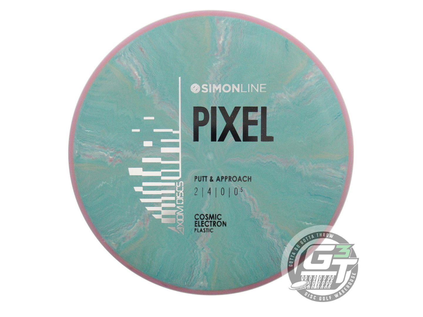 Axiom Simon Line Cosmic Electron Pixel [Simon Lizotte] Putter Golf Disc (Individually Listed)
