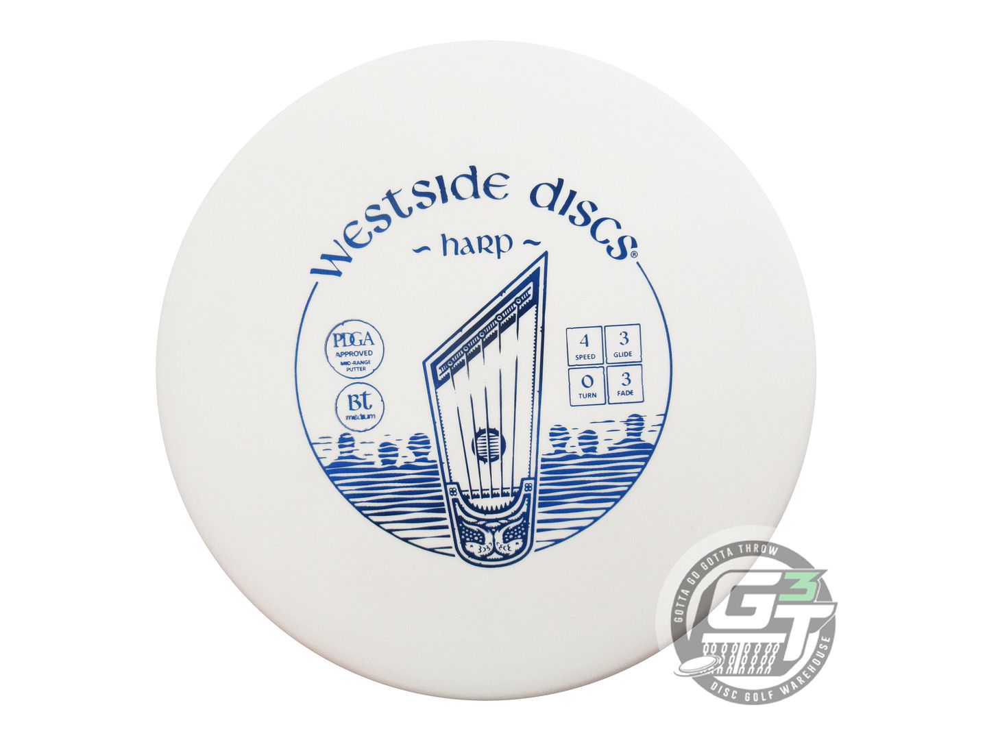 Westside BT Medium Harp Putter Golf Disc (Individually Listed)