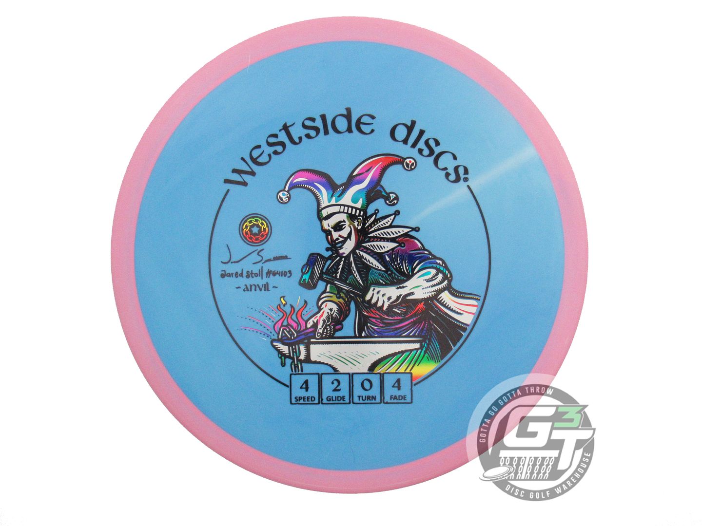 Westside Limited Edition 2026 Team Series Jared Stoll BT Hybrid Orbit Anvil Midrange Golf Disc (Individually Listed)