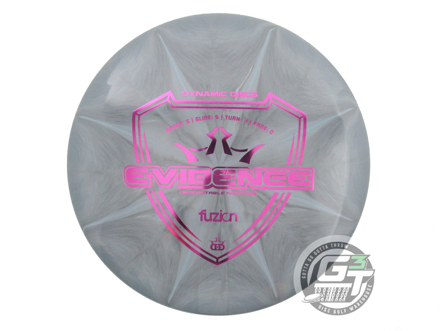 Dynamic Discs Fuzion Burst Evidence Midrange Golf Disc (Individually Listed)