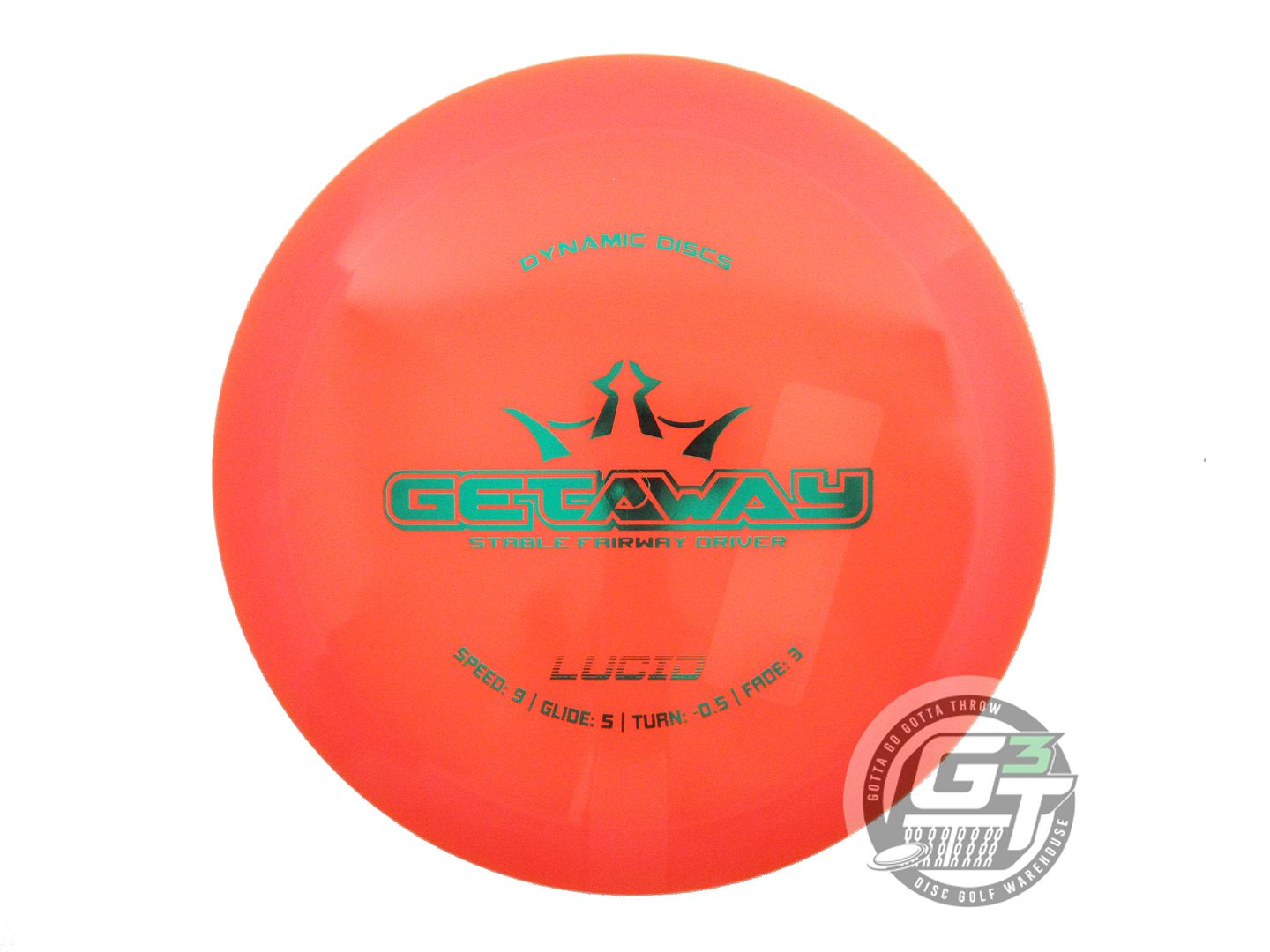 Dynamic Discs Lucid Getaway Fairway Driver Golf Disc (Individually Listed)