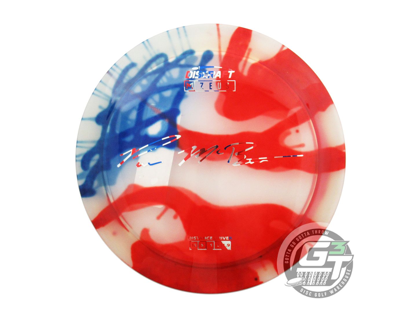 Discraft Paul McBeth Signature Fly Dye Elite Z Zeus Distance Driver Golf Disc (Individually Listed)