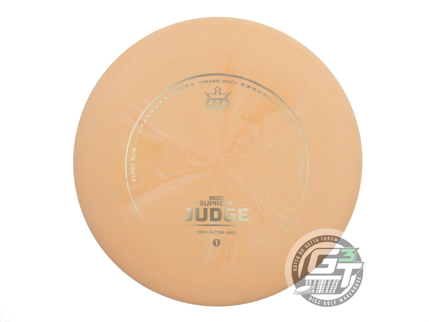 Dynamic Discs First Run Classic Supreme Judge Putter Golf Disc (Individually Listed)
