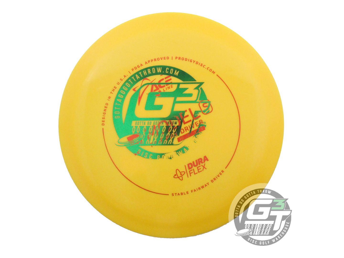 Prodigy Factory Second Ace Line Glow DuraFlex F Model S Fairway Driver Golf Disc (Individually Listed)