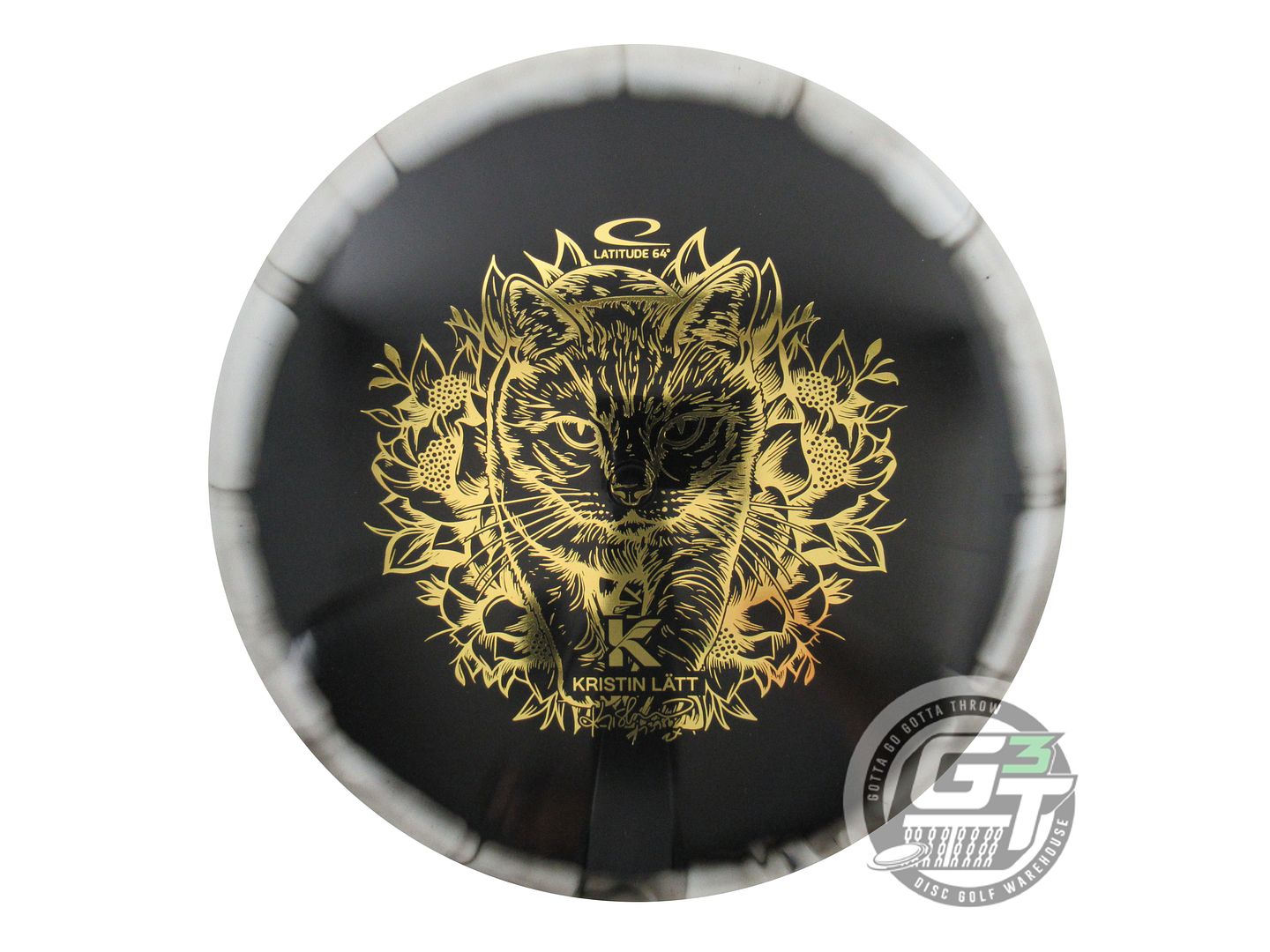 Latitude 64 Limited Edition 2025 Team Series Kristin Latt Gold Orbit Claymore Midrange Golf Disc (Individually Listed)