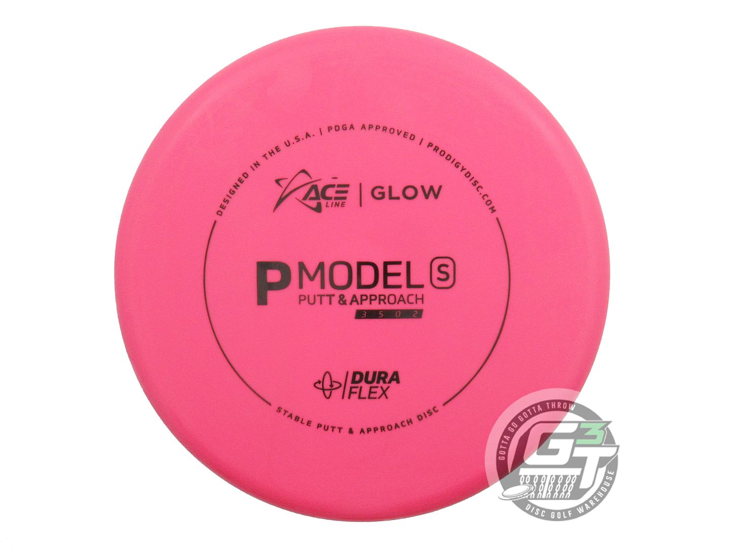 Prodigy Ace Line Glow DuraFlex P Model S Putter Golf Disc (Individually Listed)