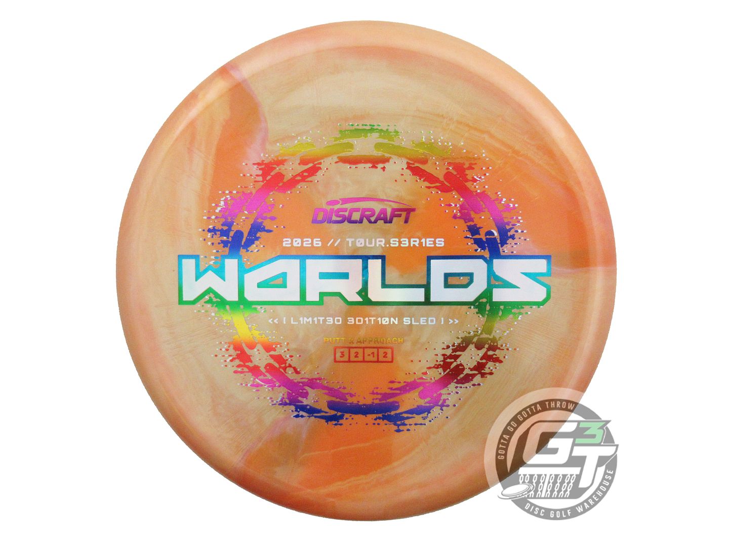 Discraft Limited Edition 2026 PDGA World Championship Tour Series Special Blend Sled Putter Golf Disc (Individually Listed)