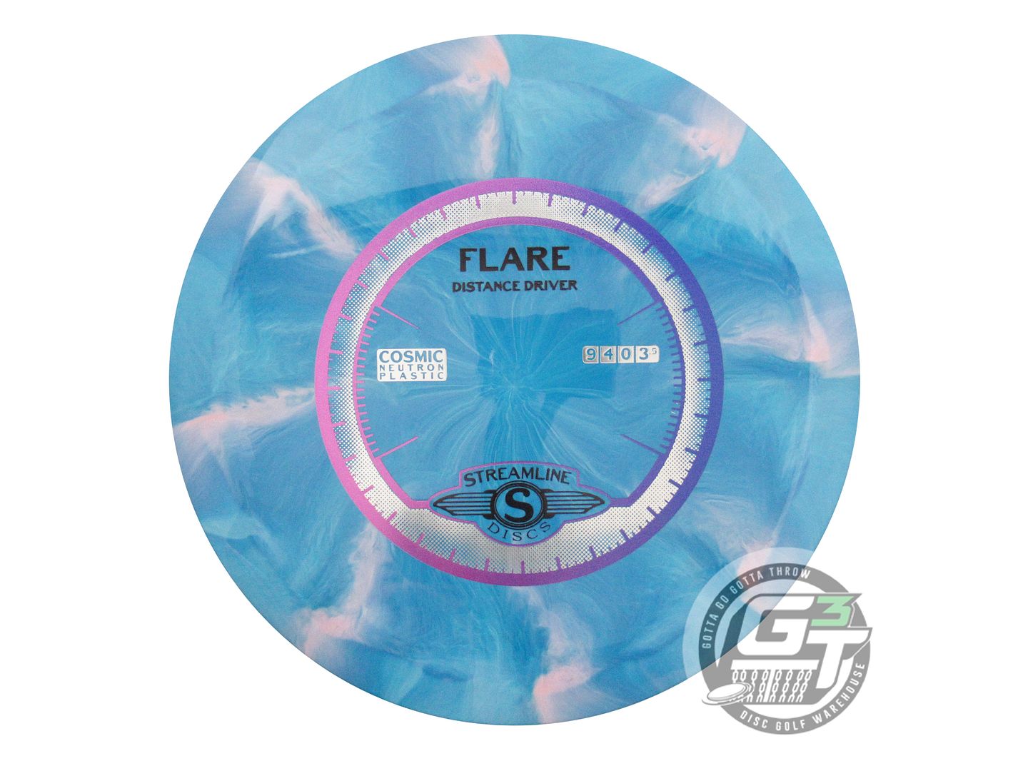 Streamline Cosmic Neutron Flare Distance Driver Golf Disc (Individually Listed)