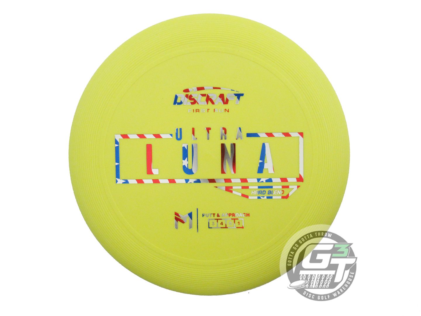 Discraft Limited Edition First Run Paul McBeth Signature Putter Line UltraLuna Putter Golf Disc (Individually Listed)