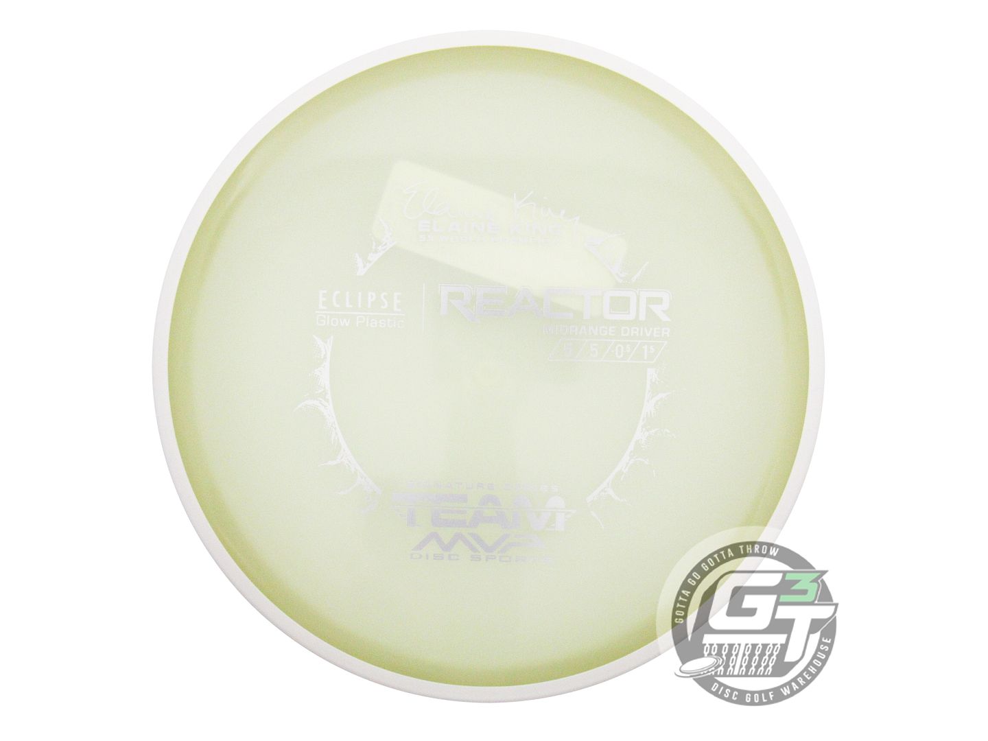MVP Eclipse 2.0 Glow Proton Reactor [Elaine King 5X] Midrange Golf Disc (Individually Listed)