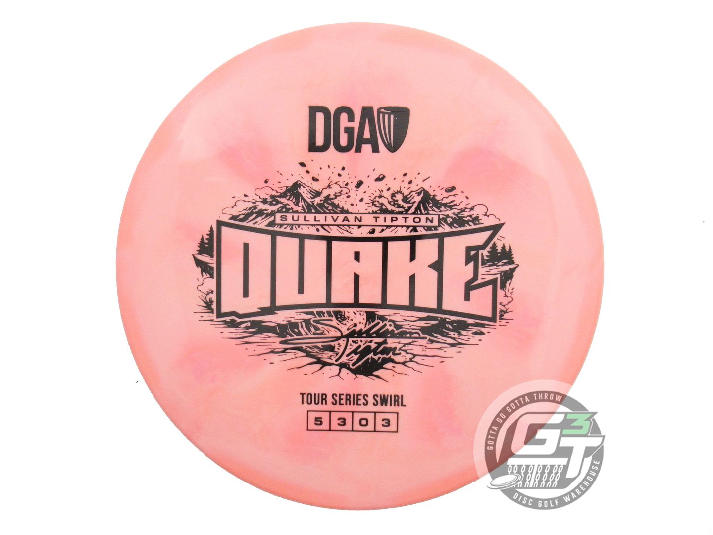DGA Limited Edition 2026 Tour Series Sullivan Tipton Special Blend Quake Midrange Golf Disc (Individually Listed)