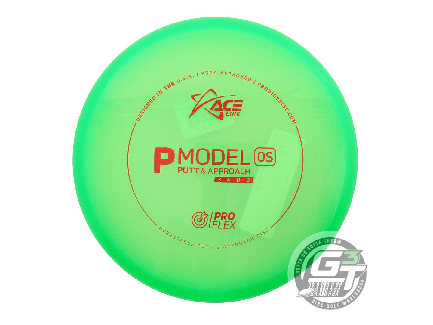 Prodigy Ace Line ProFlex P Model OS Putter Golf Disc (Individually Listed)