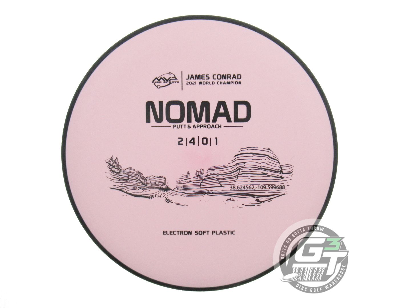 MVP Electron Soft Nomad [James Conrad 1X] Putter Golf Disc (Individually Listed)