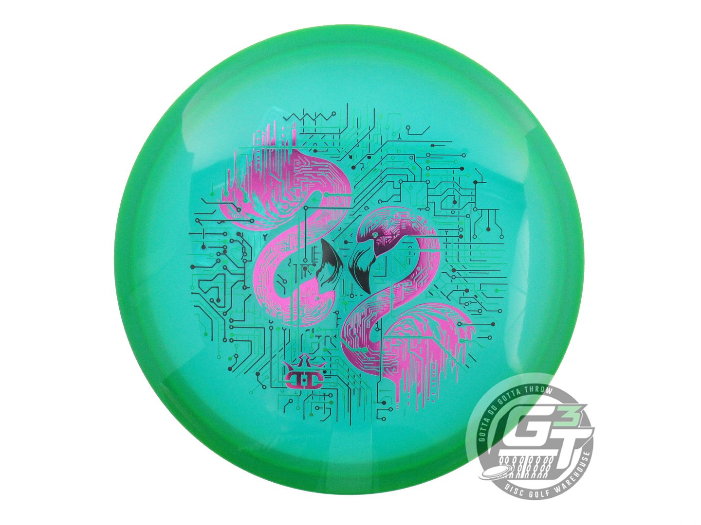 Dynamic Discs Limited Edition Digi Flamingo Stamp Lucid Orbit Jury Putter Golf Disc (Individually Listed)