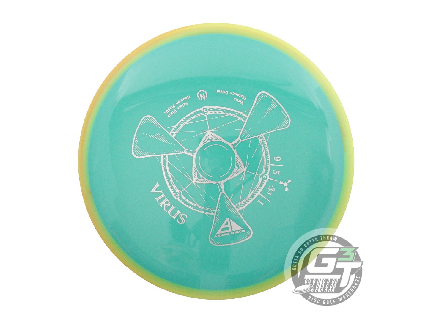 Axiom Neutron Virus Distance Driver Golf Disc (Individually Listed)