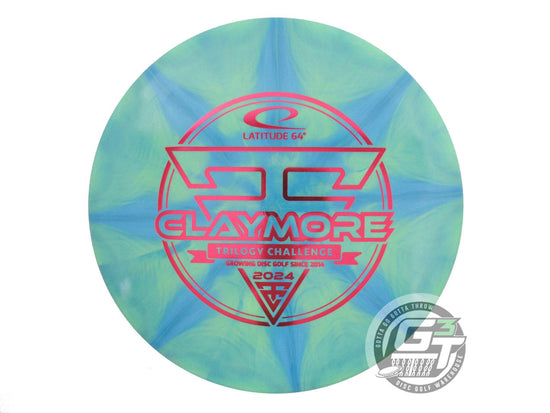 Latitude 64 Limited Edition 2024 Trilogy Challenge Gold Ice Burst Claymore Midrange Golf Disc (Individually Listed)