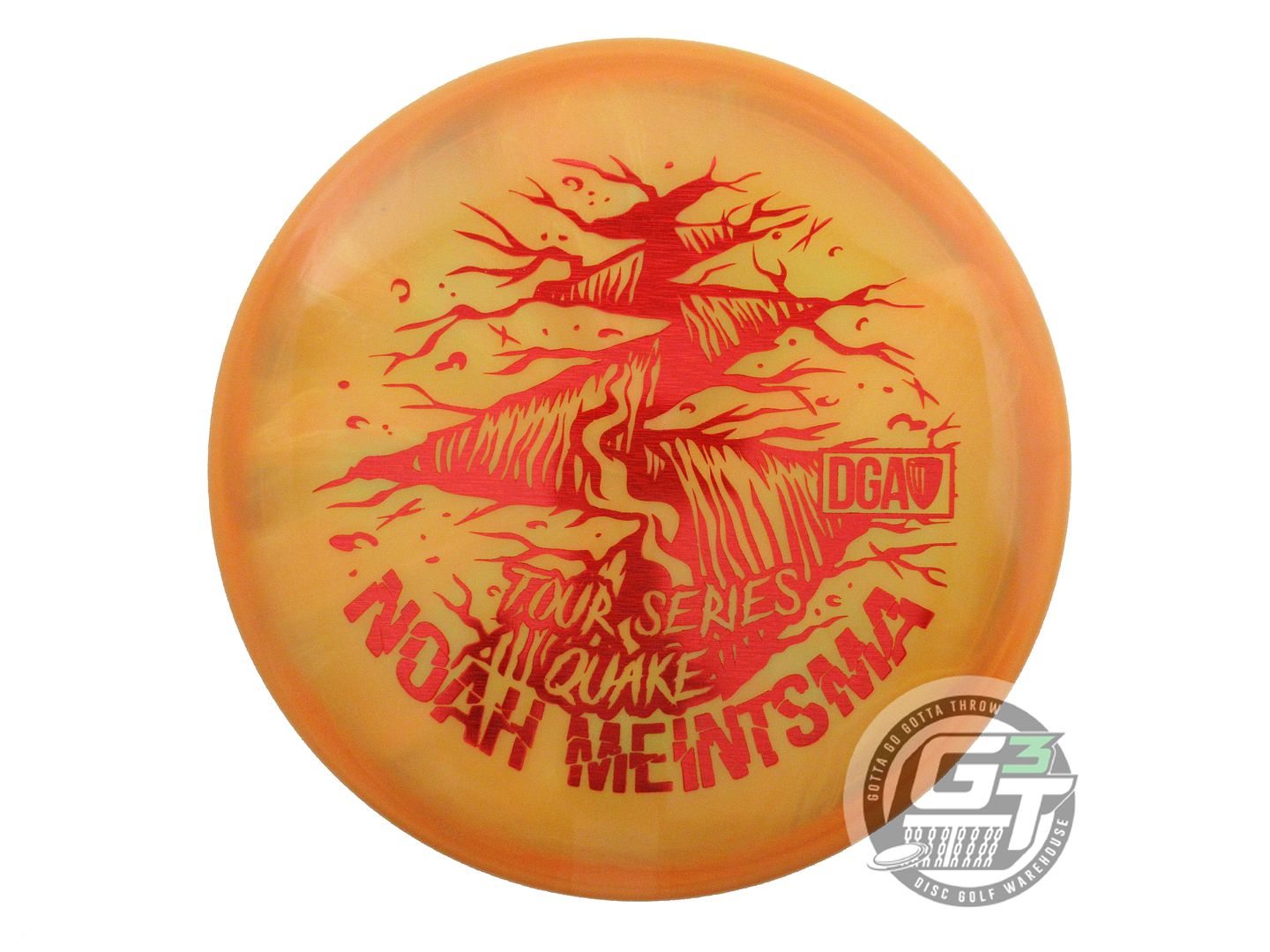 DGA Limited Edition 2023 Tour Series Noah Meintsma Swirl Tour Series Quake Midrange Golf Disc (Individually Listed)