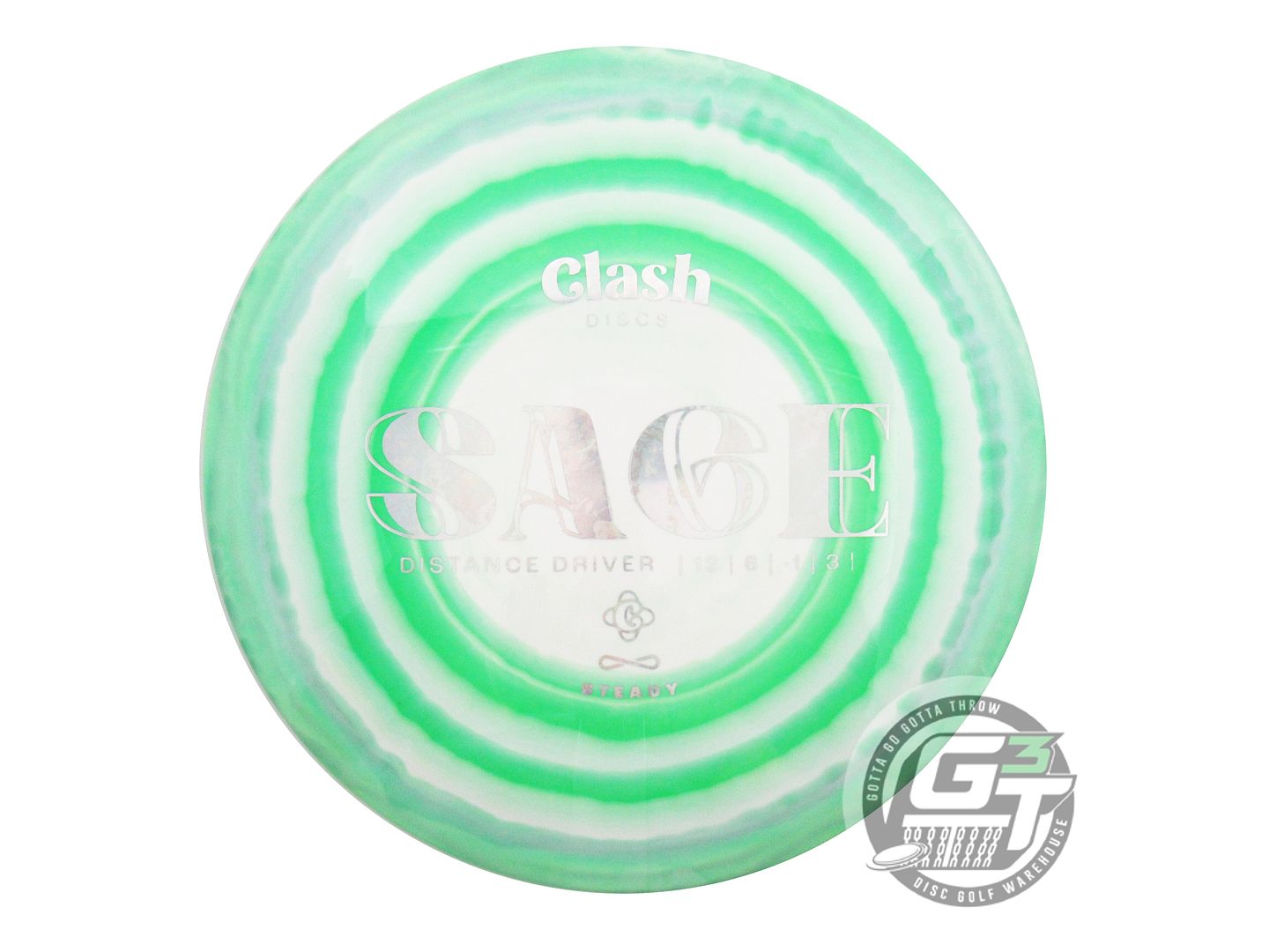 Clash Steady Ring Sage Distance Driver Golf Disc (Individually Listed)