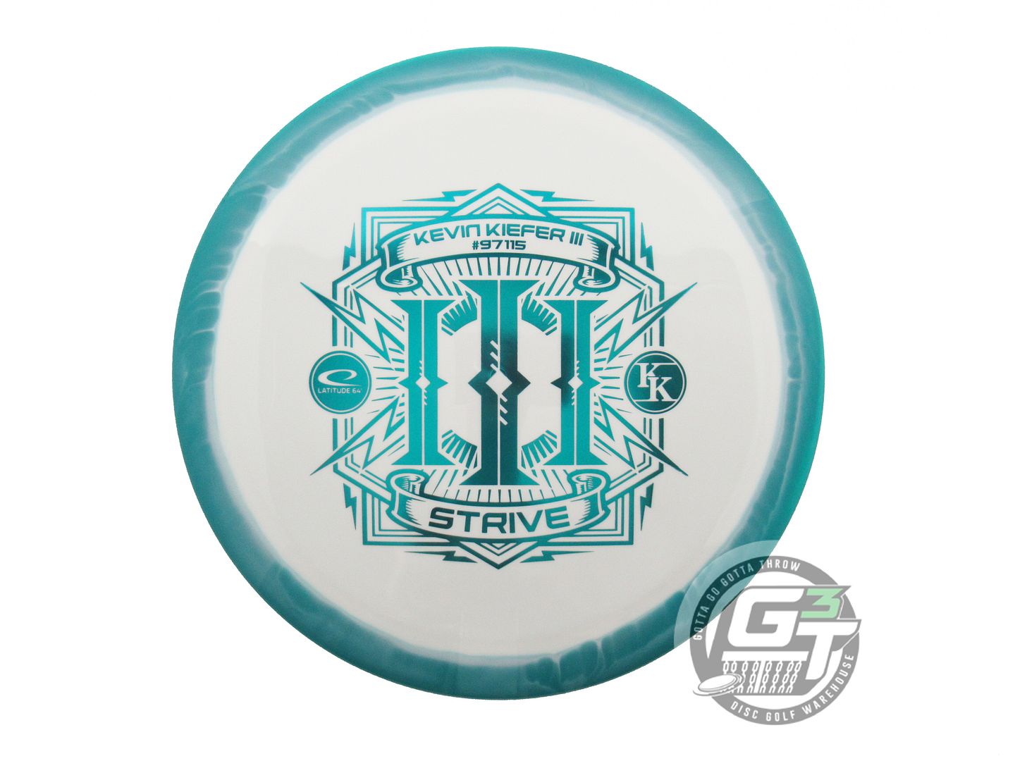 Latitude 64 Limited Edition 2024 Team Series Kevin Kieffer III Royal Grand Strive Distance Driver Golf Disc (Individually Listed)