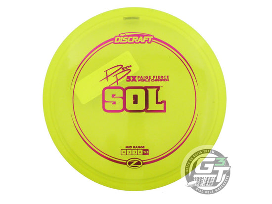 Discraft Elite Z Sol [Paige Pierce 5X] Midrange Golf Disc (Individually Listed)