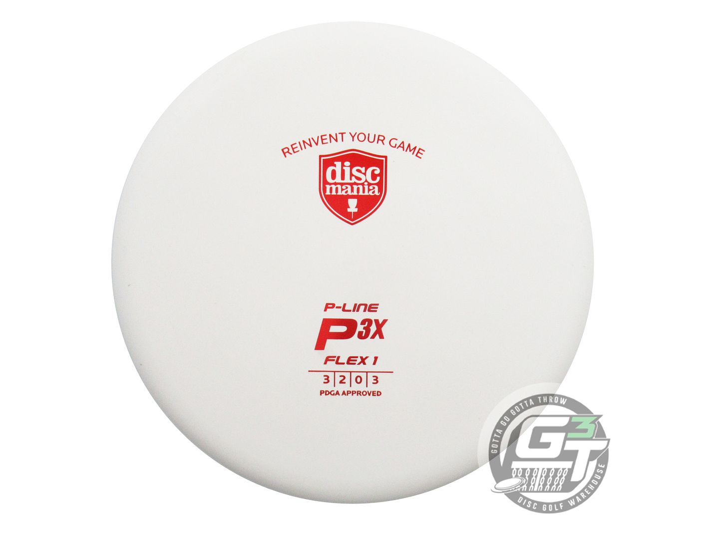Discmania Originals P-Line Flex 1 P3x Putter Golf Disc (Individually Listed)