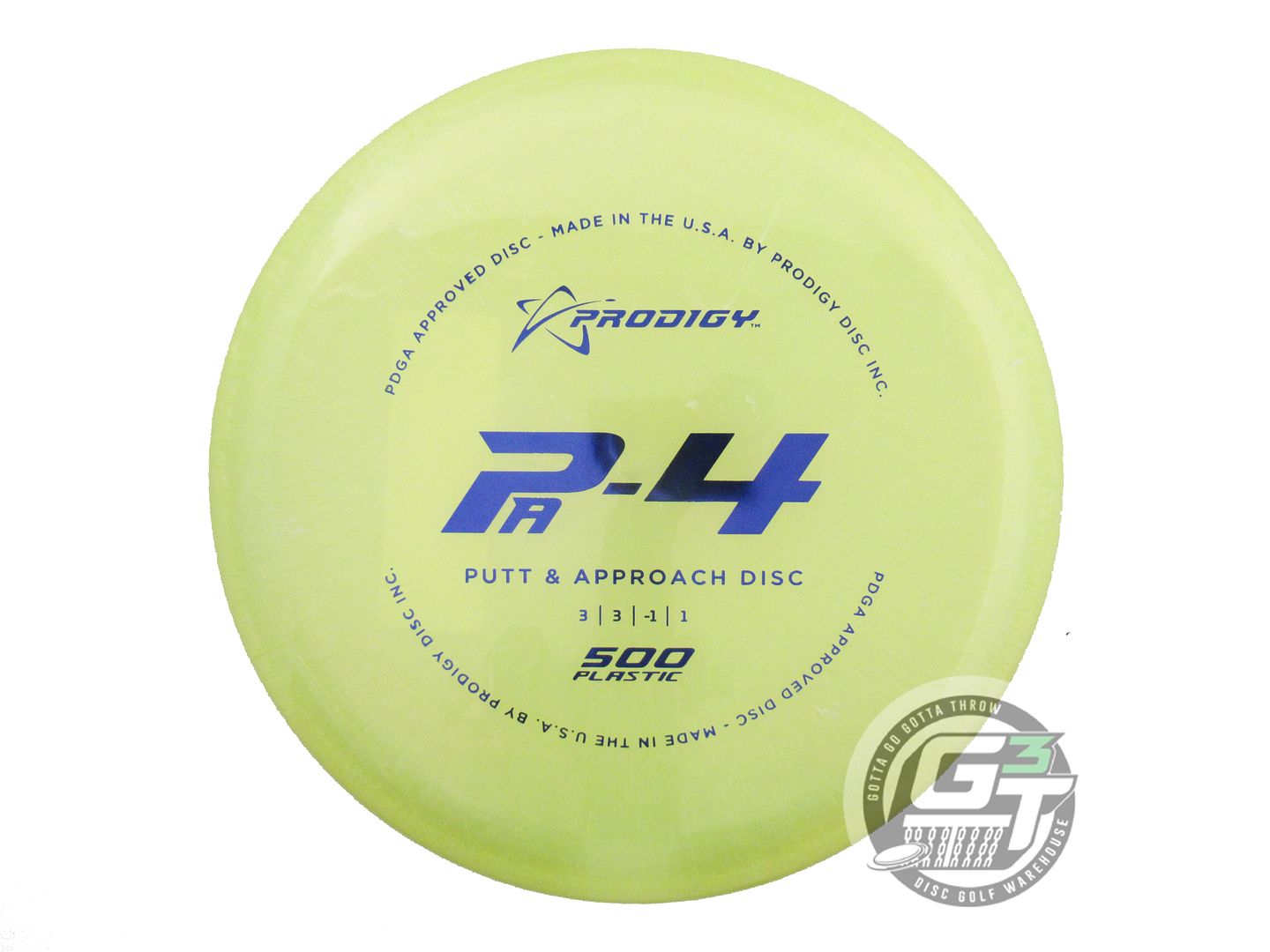 Prodigy 500 Series PA4 Putter Golf Disc (Individually Listed)