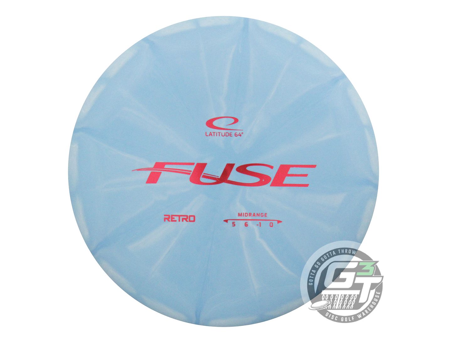 Latitude 64 Retro Burst Fuse Midrange Golf Disc (Individually Listed)