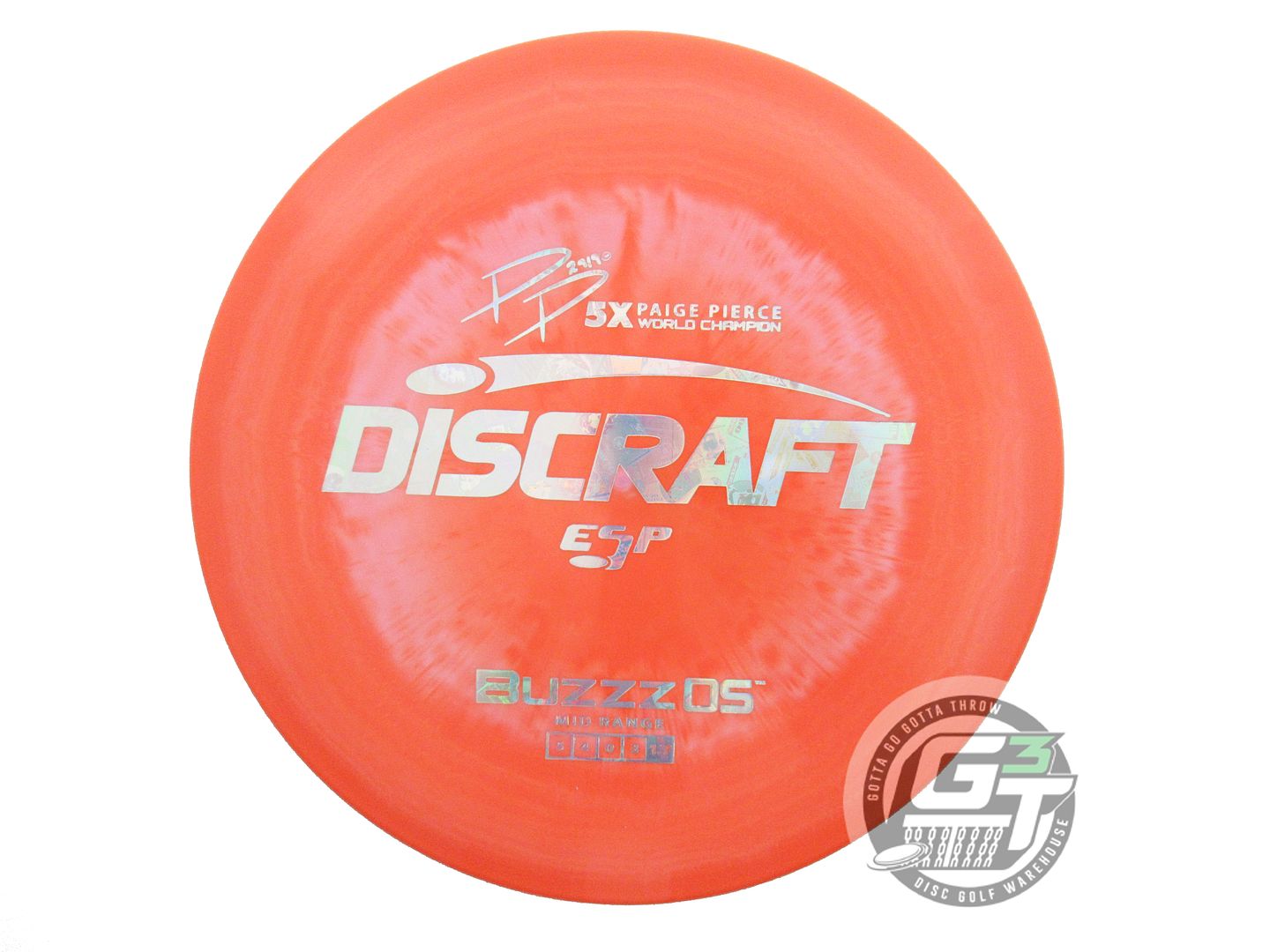 Discraft ESP Buzzz OS [Paige Pierce 5X] Midrange Golf Disc (Individually Listed)