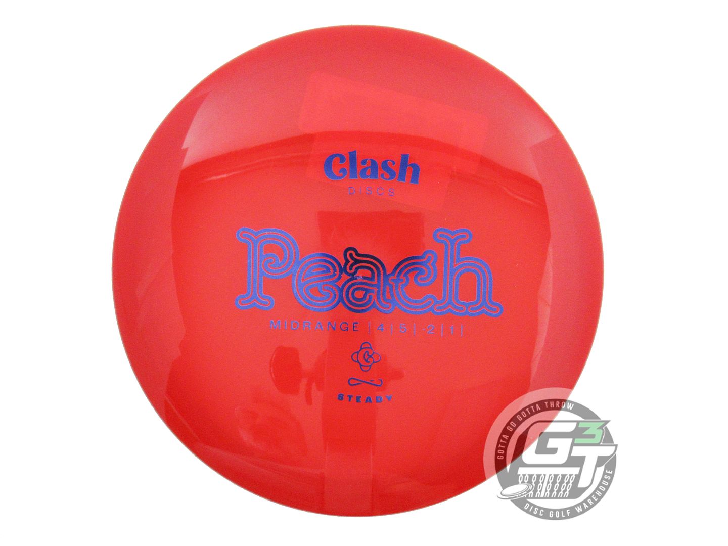 Clash Steady Peach Midrange Golf Disc (Individually Listed)