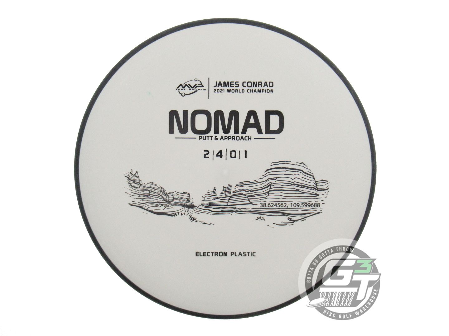 MVP Electron Nomad [James Conrad 1X] Putter Golf Disc (Individually Listed)