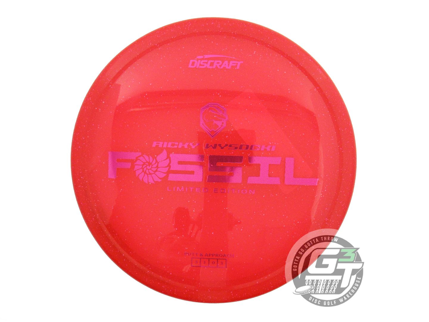 Discraft Limited Edition Ricky Wysocki Sparkle Elite Z Fossil Putter Golf Disc (Individually Listed)