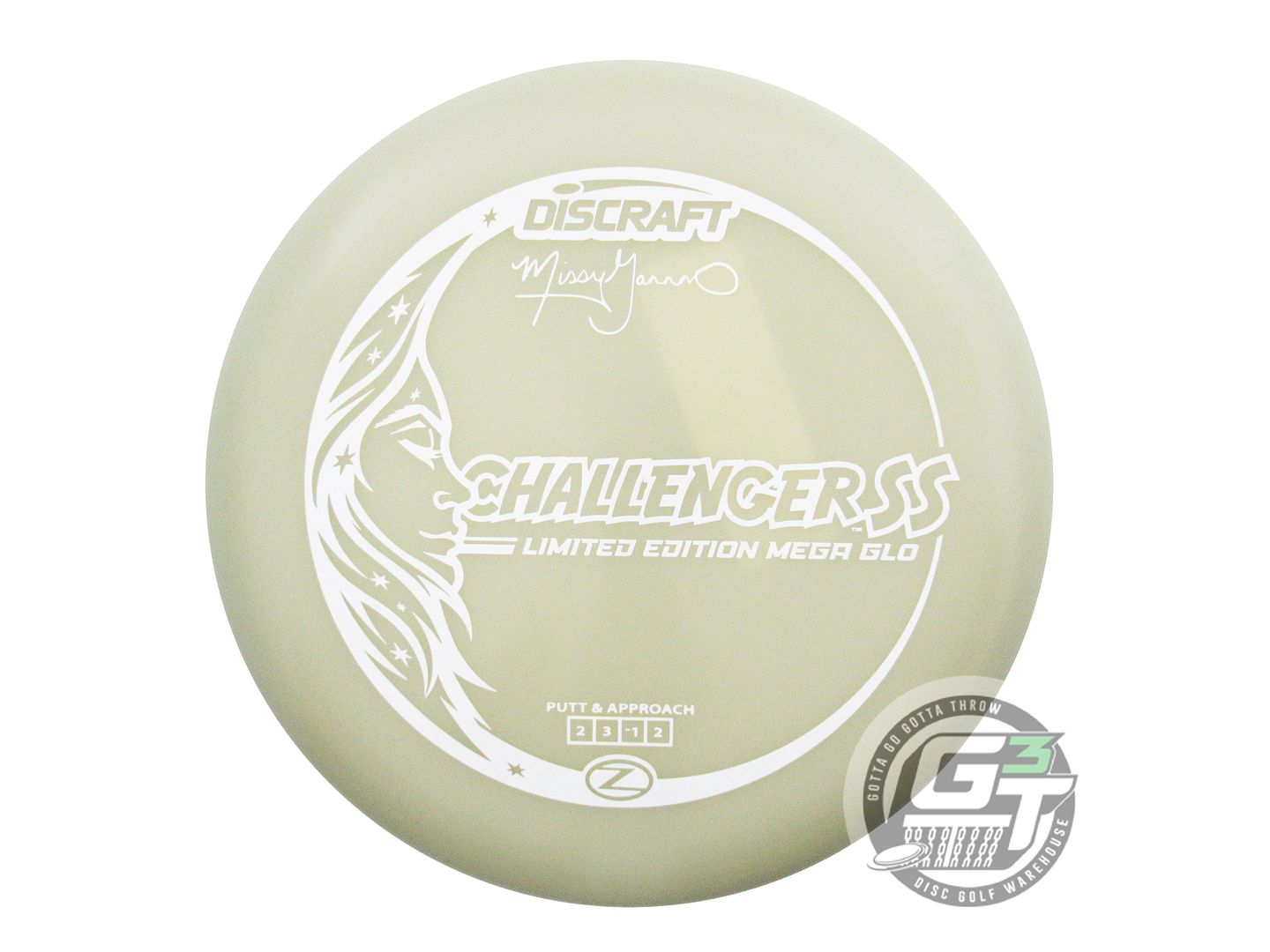 Discraft Limited Edition Missy Gannon Mega Glo Z Challenger SS Putter Golf Disc (Individually Listed)