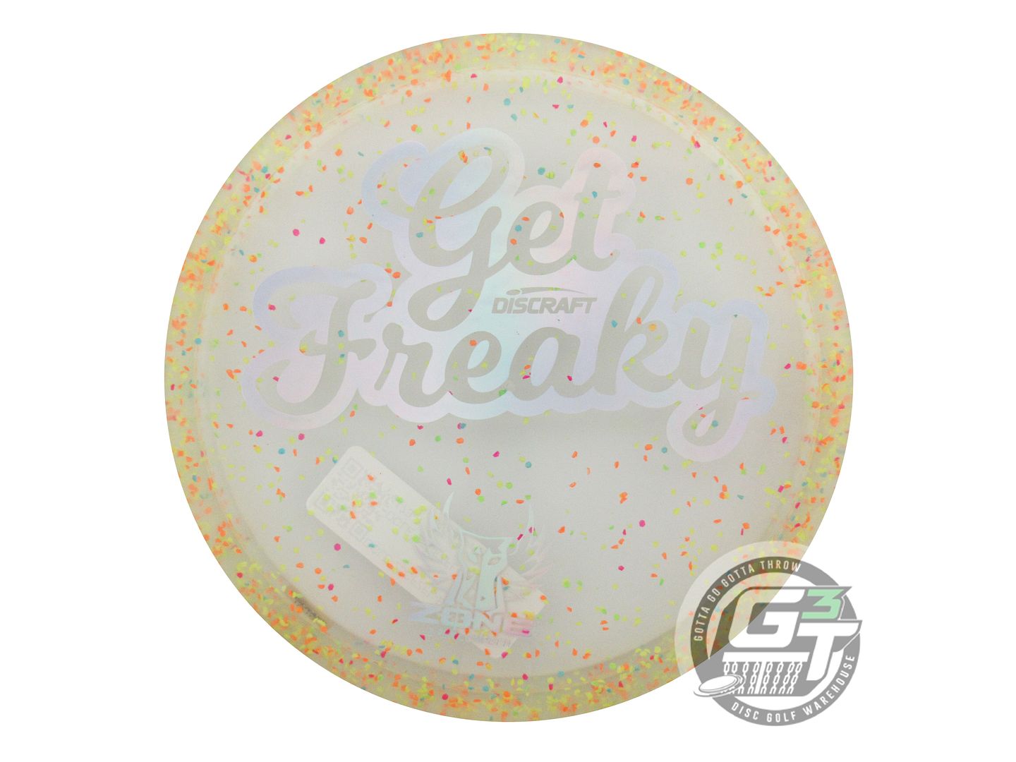 Discraft Limited Edition Brodie Smith Get Freaky Confetti Z FLX Zone Putter Golf Disc (Individually Listed)